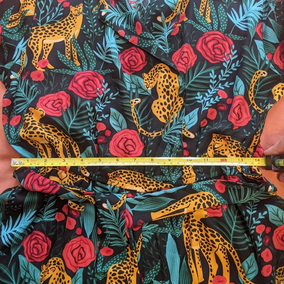 America & Beyond Jaguar Dreams Print Jumpsuit - Picture 6 of 8